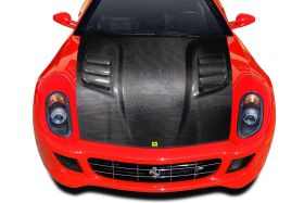 2006-2012 Ferrari 599 Carbon AF-1 Race Hood 1PC (CFP) - 113741