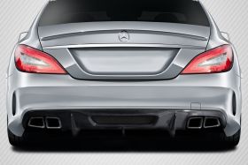 2012-2018 Mercedes W218 CLS63 Carbon AF-1 Rear Diffuser 1PC (CFP) - 113768