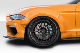 2018-2019 Ford Mustang Couture Grid Wide Body Front Fender Flares 4PC - 114998
