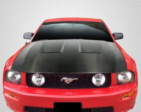 2005-2009 Ford Mustang Carbon Creations DriTech CVX Hood 1PC - 112934