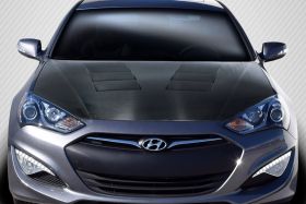 2013-2016 Hyundai Genesis Coupe 2DR Carbon Creations DriTech TS-1 Hood 1PC - 112950