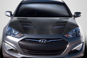 2013-2016 Hyundai Genesis Coupe 2DR Carbon Creations DriTech AM-S Hood 1PC - 112951