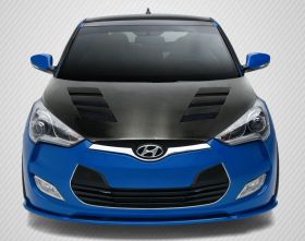 2012-2017 Hyundai Veloster Hyundai Veloster Carbon Creations DriTech AM-S Hood 1PC - 112952