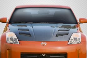 2007-2008 Nissan 350Z Z33 Carbon Creations DriTech AM-S Hood 1PC - 112956