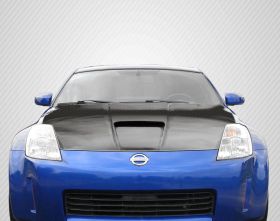 2003-2006 Nissan 350Z Z33 Carbon Creations DriTech Track Hood 1PC - 112962