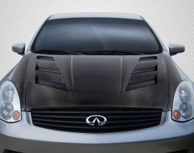 2003-2007 Infiniti G Coupe G35 Carbon Creations DriTech AM-S Hood 1PC - 112963