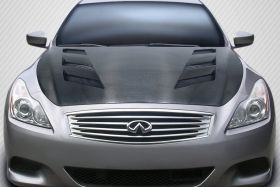 2008-2015 Infiniti G Coupe G37 Q60 Carbon Creations DriTech AM-S Hood 1PC - 112966