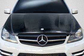 2012-2014 Mercedes C Class W204 Carbon Creations C63 Look Hood 1PC - 112987