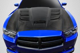 2011-2014 Dodge Charger Carbon Creations DriTech Viper Look Hood 1PC - 113116