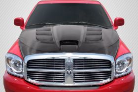 2002-2008 Dodge Ram Carbon Creations DriTech Viper Look Hood 1PC - 113119