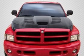 1994-2001 Dodge Ram Carbon Creations DriTech Viper Look Hood 1PC - 113120