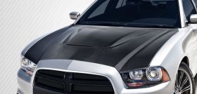 2011-2014 Dodge Charger Carbon Creations DriTech SRT Look Hood 1PC - 113132