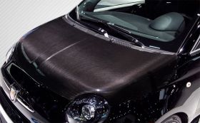 2012-2015 Fiat 500 Carbon Creations DriTech OEM Look Hood 1PC - 113135