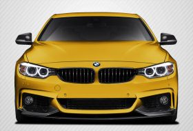 2014-2019 BMW 4 Series F32 Carbon Creations DriTech M Performance Look Front Spoiler Splitters 3PC - 113148