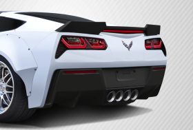 2014-2019 Chevrolet Corvette C7 Carbon Creations DriTech GT Concept Rear Diffuser 2PC - 113160