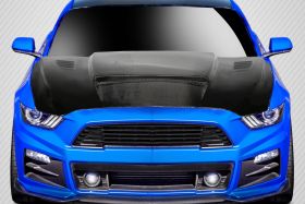 2015-2017 Ford Mustang Carbon Creations CVX V2 Hood 1PC - 113413