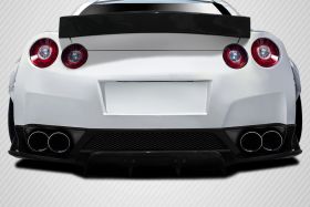 2009-2016 Nissan GT-R R35 Carbon Creations LBW Rear Diffuser / Splitters 3PC - 113511