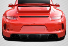 2012-2015 Porsche 911 Carrera 991 Carbon Creations DriTech GT3 Look Rear Bumper (includes reflectors) 1PC - 113579