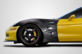 2005-2013 Chevrolet Corvette C6 Carbon Creations ZR1 Look Front Fenders 2PC - 113812