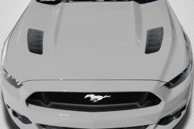 2015-2017 Ford Mustang Carbon Creations R-Spec Hood Vents 2PC - 113890