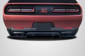 2015-2019 Dodge Challenger Carbon Creations Circuit Rear Diffuser 3PC - 113898