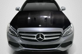 2015-2019 Mercedes C Class W205 Carbon Creations DriTech C63 Look Hood 1PC - 114006