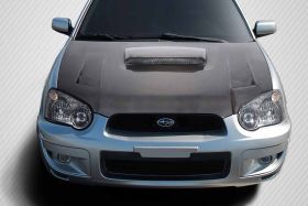 2004-2005 Subaru Impreza WRX STI Carbon Creations DriTech TS-1 Hood 1PC - 114019