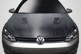 2010-2014 Volkswagen Golf GTI / Jetta Sportwagen Carbon Creations DriTech Regulator Hood 1PC - 114045