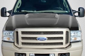1999-2007 Ford Super Duty / 2000-2005 Ford Excursion Carbon Creations Raptor Look Hood 1PC - 114069