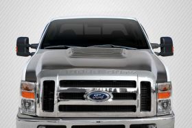 2008-2010 Ford Super Duty F250 F350 F450 Carbon Creations Raptor Look Hood 1PC - 114261