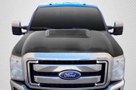 2011-2015 Ford Super Duty F250 F350 F450 Carbon Creations Raptor Look Hood 1PC - 114263