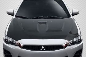 2008-2017 Mitsubishi Lancer / Lancer Evolution 10 Carbon Creations D Spec Hood 1PC - 114384