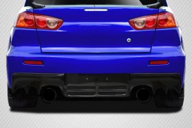 2008-2015 Mitsubishi Lancer Evo X Carbon Creations DriTech OEM Look Rear Diffuser 1PC - 114414