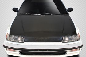 1988-1991 Honda Civic HB CR-X Carbon Creations JDM OEM Look Hood 1PC - 114971