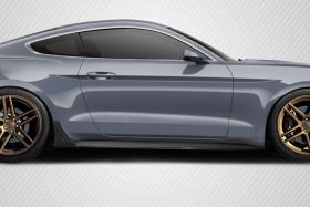 2015-2019 Ford Mustang Carbon Creations Grid V2 Side Skirts Rocker Panels 2PC - 115005