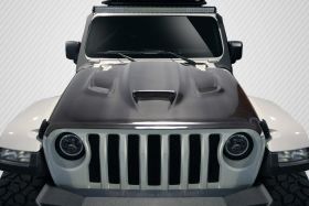 2019-2019 Jeep Wrangler Carbon Creations Hellcat Look Hood 1PC - 115008
