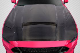 2018-2019 Ford Mustang Carbon Creations CVX Hood 1PC - 115010