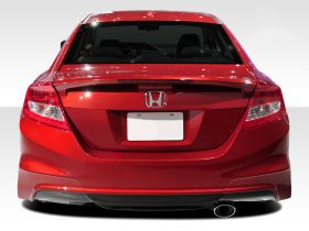 2012-2013 Honda Civic Si 2DR Duraflex H-Sport Rear Add On Bumper Extensions - 2P