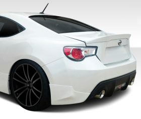 2013-2016 Scion FR-S Subaru BRZ Duraflex X-5 Rear Add On Bumper Extensions - 2PC