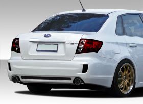 2008-2014 Subaru Impreza 2008-2010 Subaru Impreza WRX 4DR Duraflex STI Look Rear