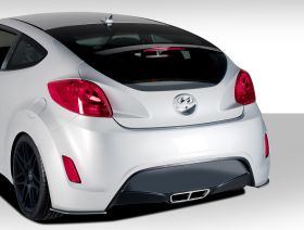 2012-2016 Hyundai Veloster Duraflex GT Racing Rear Splitters - 2PC - 108833