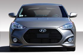 2012-2016 Hyundai Veloster Duraflex Turbo Look Front Bumper Cover - 1PC - 108845