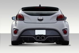 2012-2016 Hyundai Veloster Duraflex Turbo Look Rear Bumper Cover - 1PC - 108847