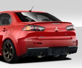 2008-2015 Mitsubishi Lancer Duraflex Evo X V2 Rear Bumper Cover - 1PC - 109321