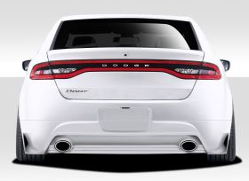 2013-2016 Dodge Dart Duraflex Racer Rear Lip Under Spoiler Air Dam (dual exhaust