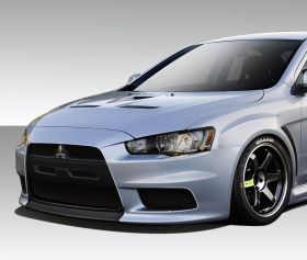2008-2015 Mitsubishi Lancer Duraflex Evo X V3 Front Bumper Cover - 1PC - 109413