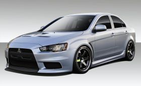 2008-2015 Mitsubishi Lancer Duraflex Evo X V3 Body Kit - 6PC - 109443
