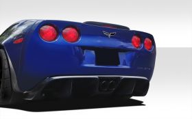 2005-2013 Chevy Corvette C6 Duraflex GT Racing Rear Diffuser - 5PC - 109789