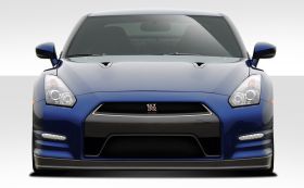 2009-2015 Nissan GT-R R35 Duraflex OEM Facelift Conversion Front Bumper Cover - 