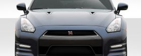 2009-2015 Nissan GT-R R35 Duraflex OEM Facelift Conversion Front Grille - 1PC - 